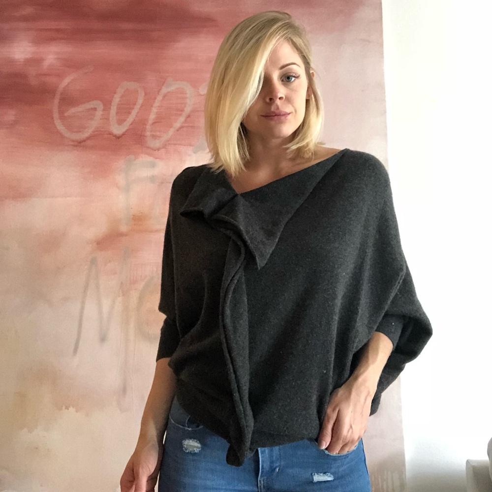 Cashmere tunic top
